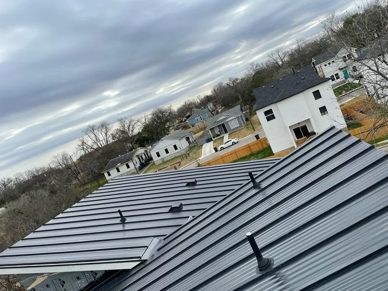 Standing seam metal roof panels with vents for Skylight Repair in Demopolis